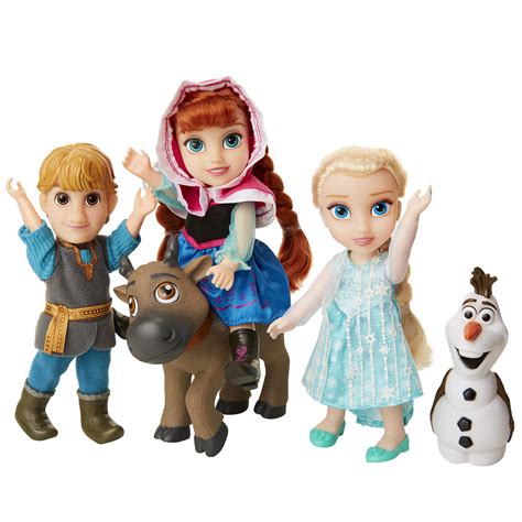 frozen doll and dress set|frozen petite deluxe gift set.